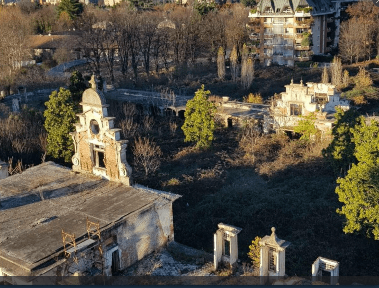 il sito prima della riprogettazione