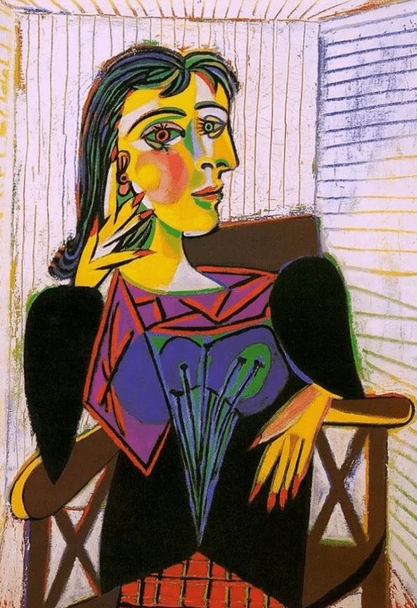 Ritratto di Dora Maar, Picasso, 1937.