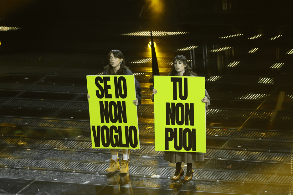 Se io non voglio, tu non puoi, Sanremo 2025