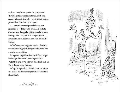 Illustrazione di Quentin Blake per "L'incredibile storia di Lavinia" di Bianca Pitzorno