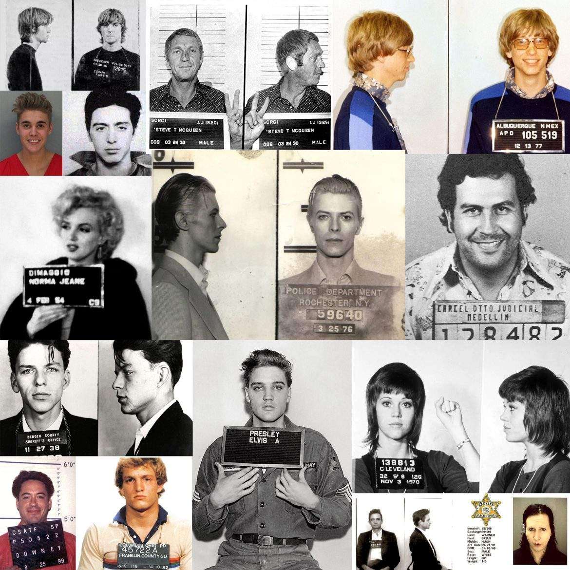 mug shots celebs